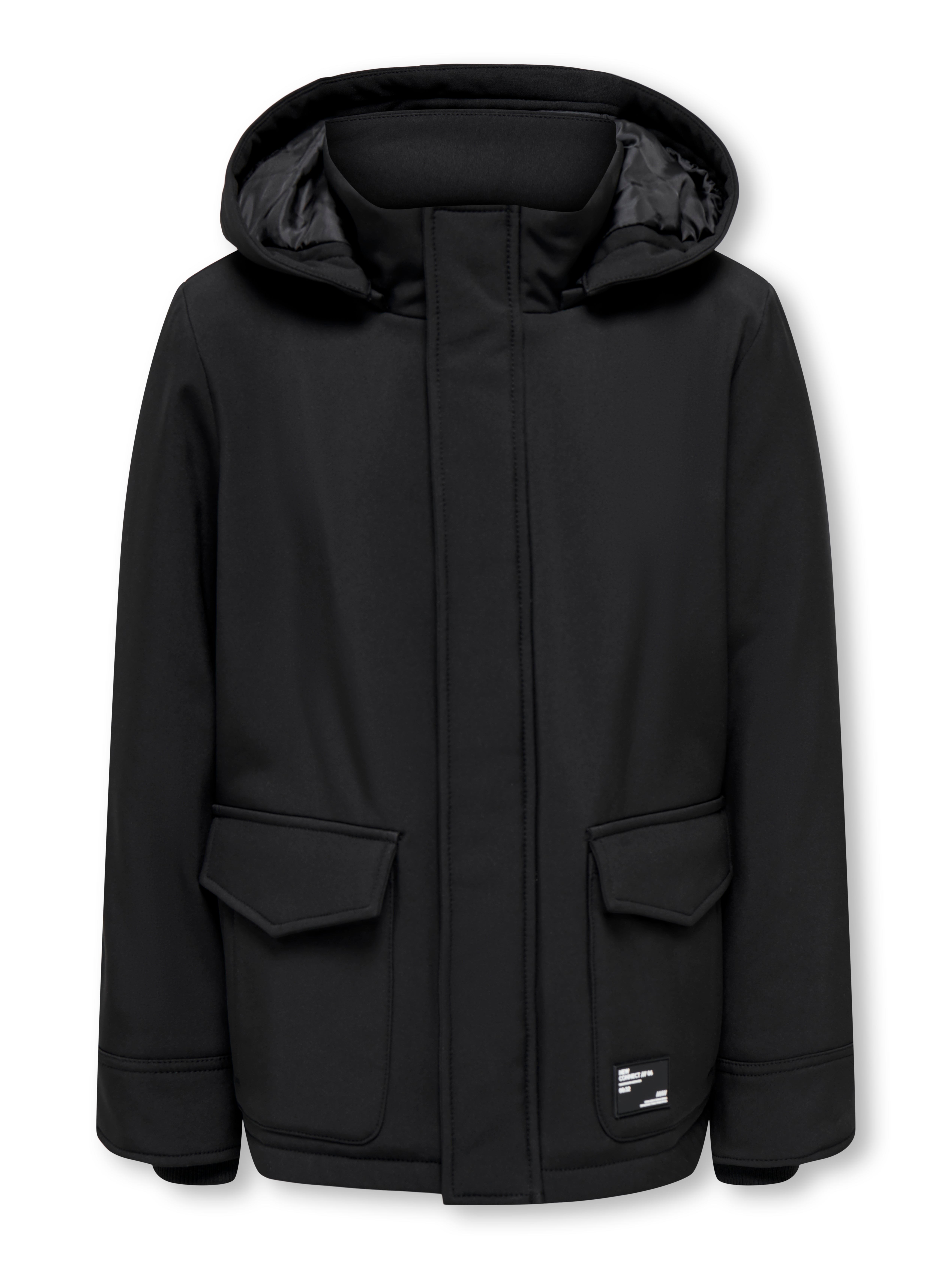 KOBMAASTRICHT Langer Parka Black