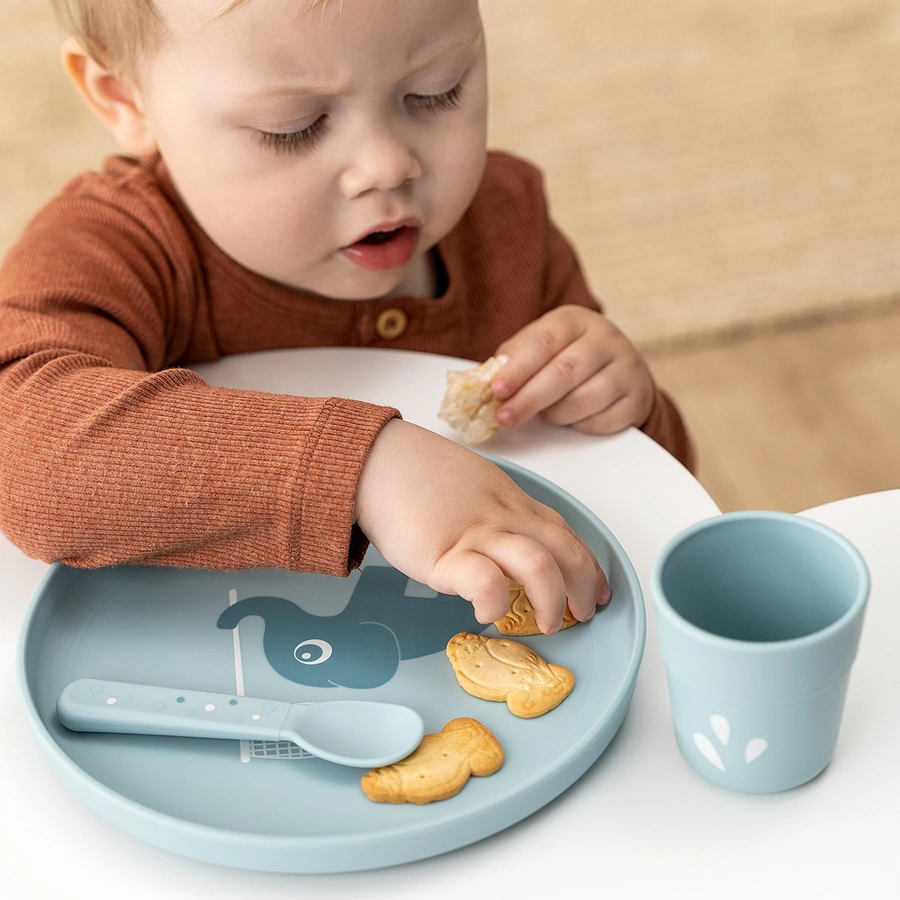 Done by Deer™ Trinkbecher Foodie mini Elphee Blau