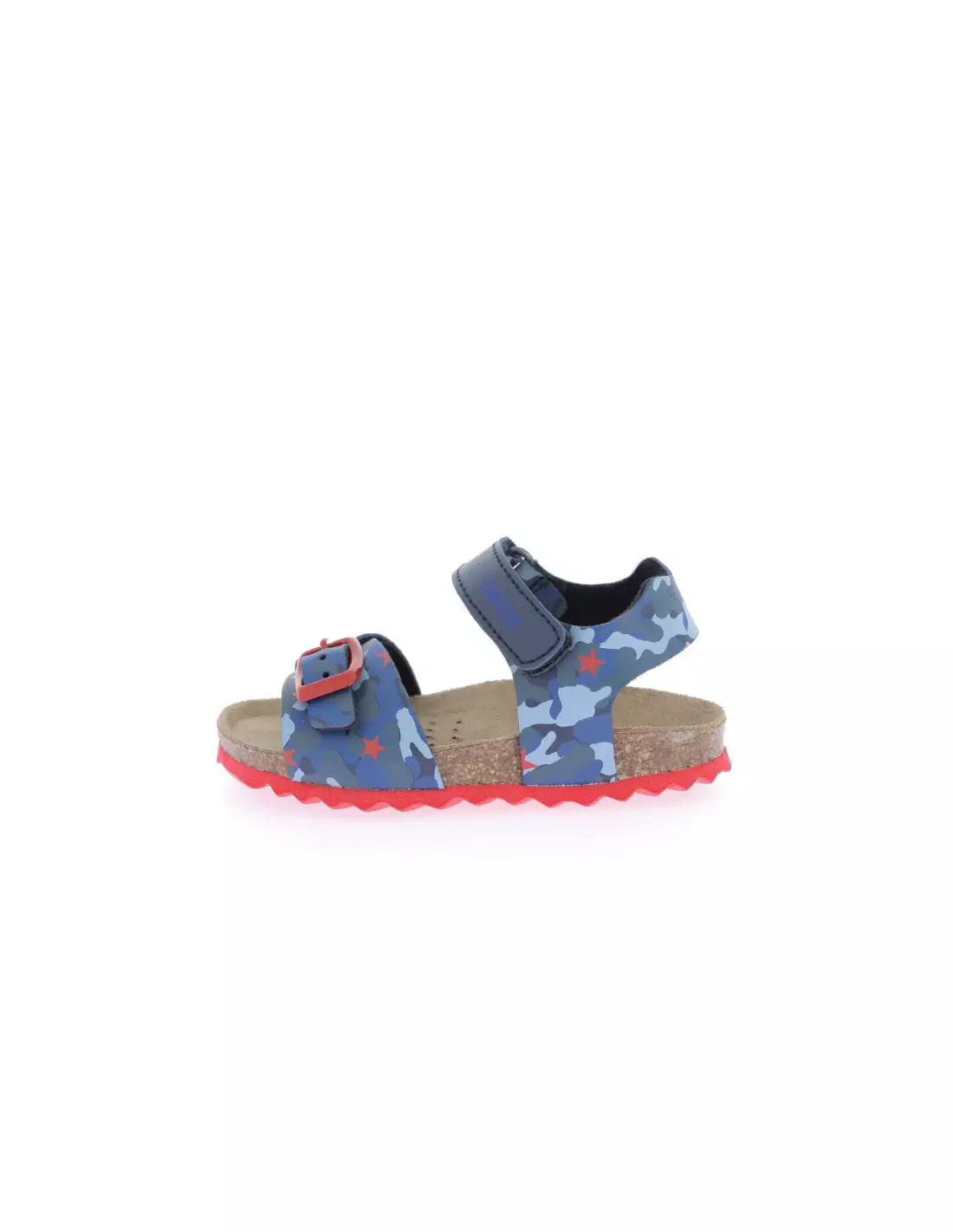 GEOX CHALKI - Sandales & nu-pieds C0735NAVYRED