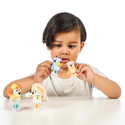 Bluey Figursett Bryllup 4-Pack