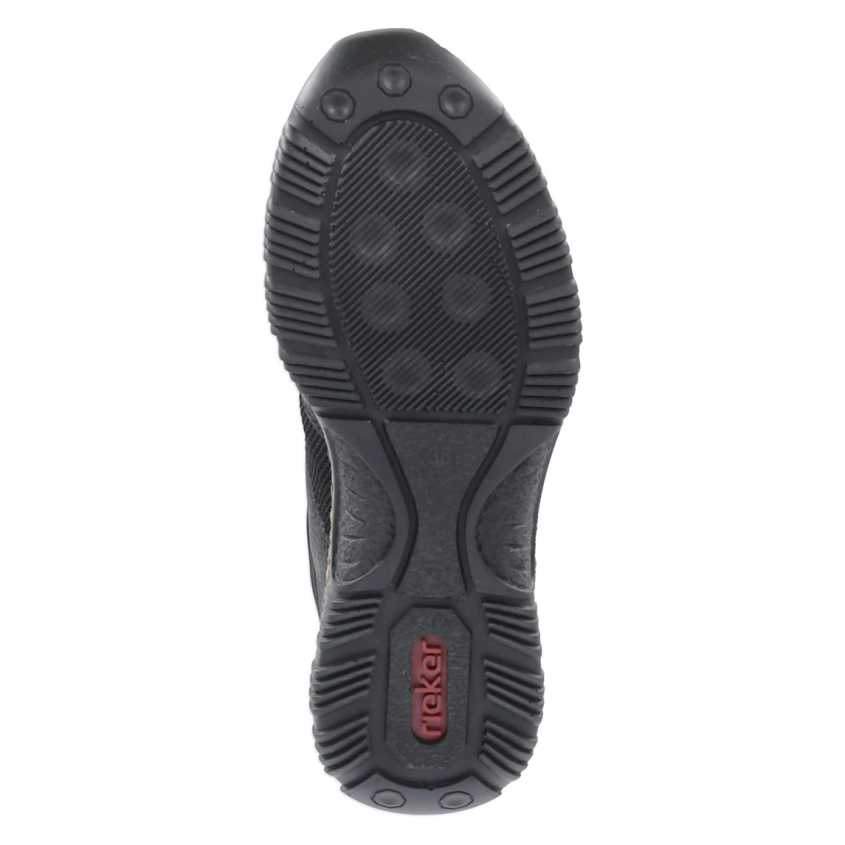 RiekerLow Sneaker - schwarz