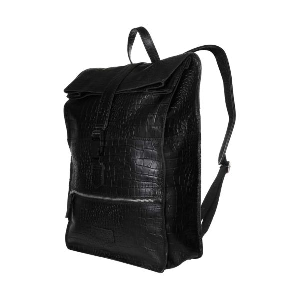 Mozz Bags Wild Ones Gobi Rugzak Croco Black