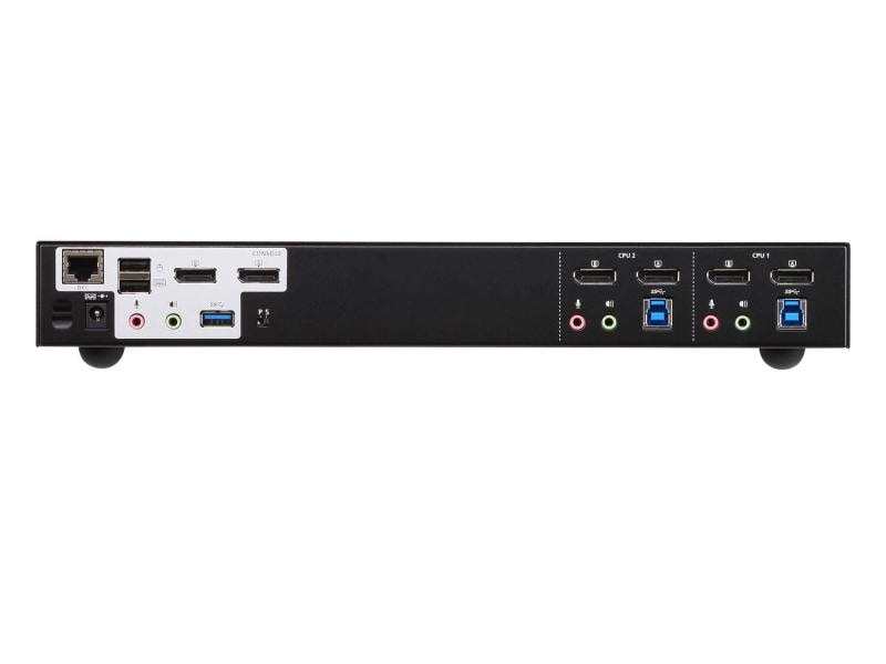 Aten KVM Switch CS1942DP 2-Port USB 3.0 4K DisplayPort Dual Display KVMP Switch