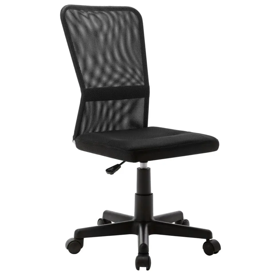 vidaXL - Bureaustoel - Zwart - Gaas