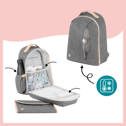 Sac à langer Le Pyla Smokey - BABYMOOV