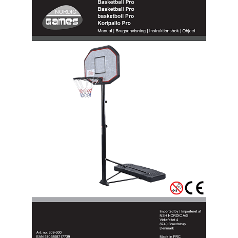 Basketball stander pro Nordic Games