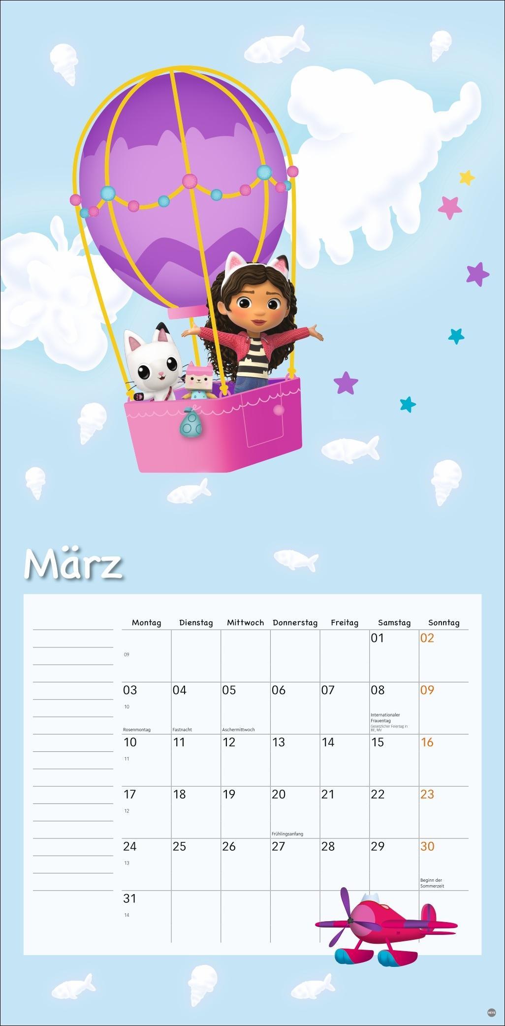 Gabby's Dollhouse  Broschurkalender 2025