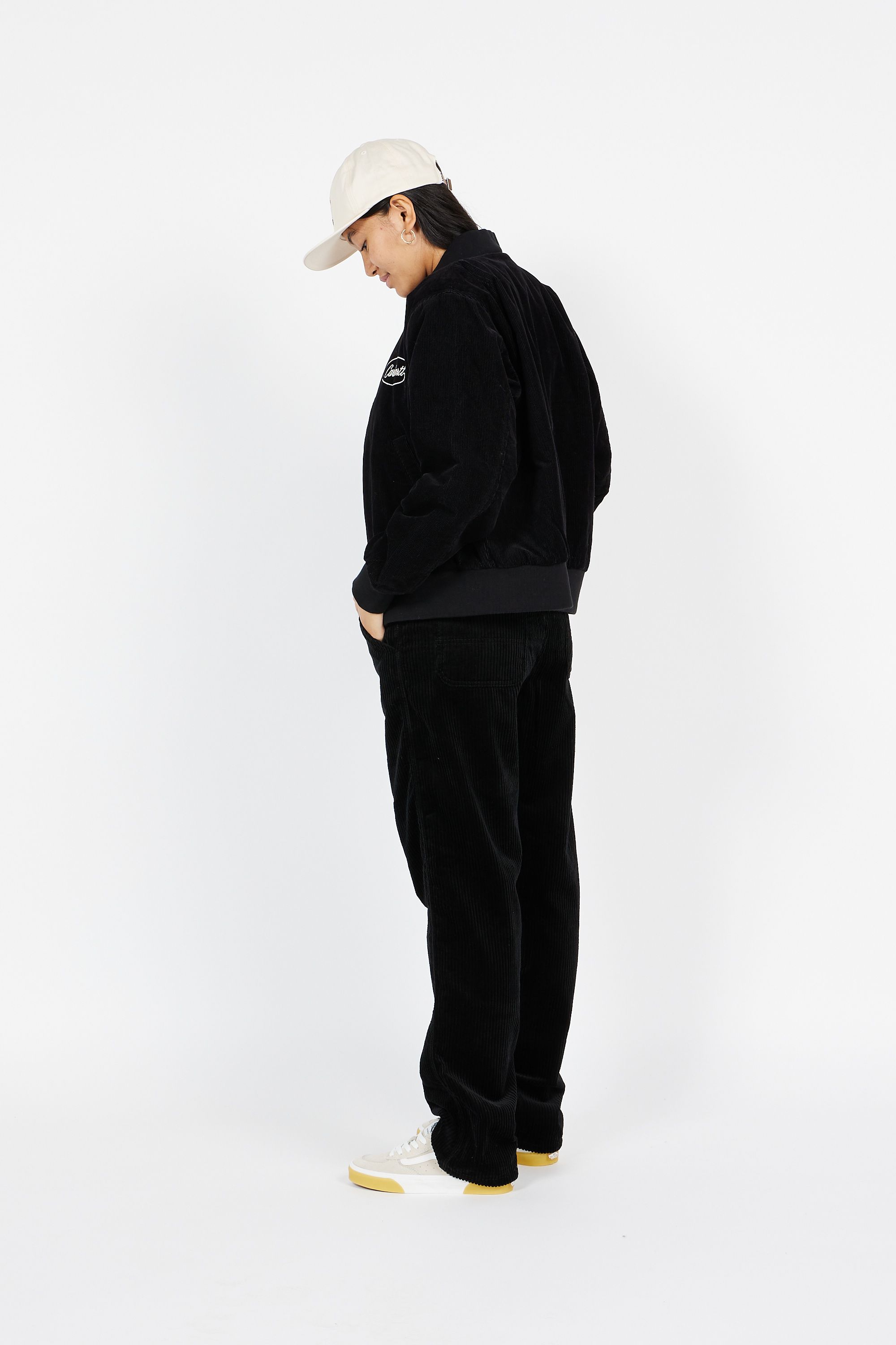 CARHARTT WIP bomber W' Rugged Letterman Jacket Noir