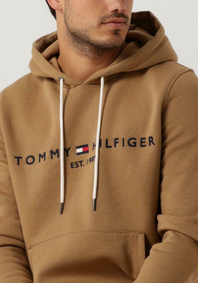 TOMMY HILFIGER camel tommy hilfiger sweater tommy logo hoody