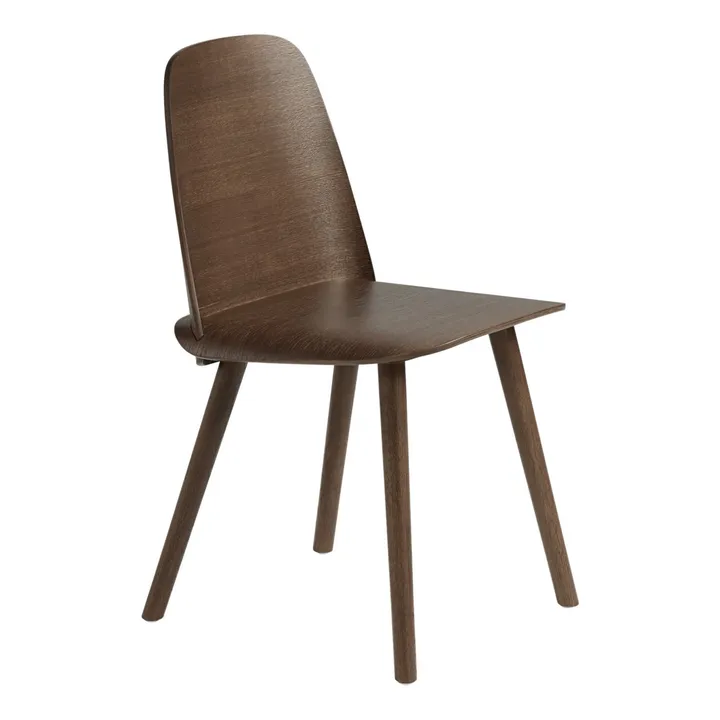 Muuto Chaise Nerd | Bois foncé