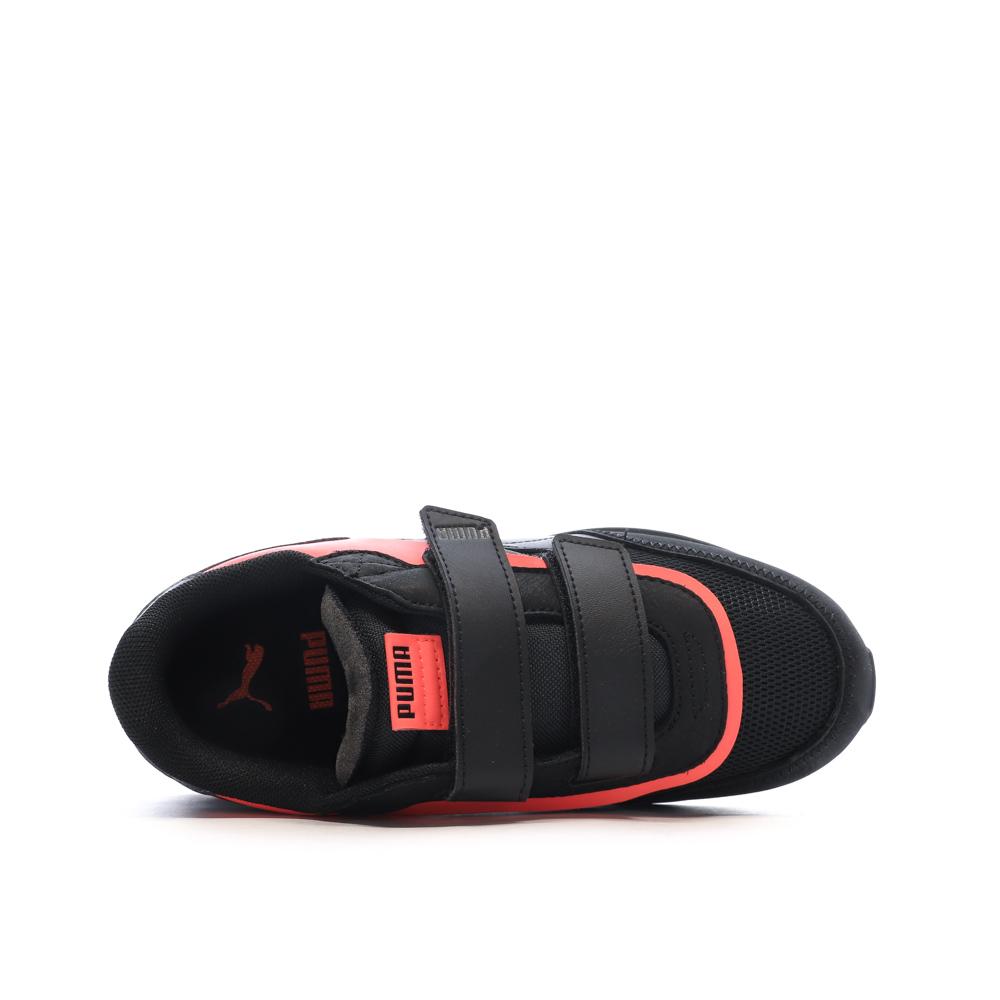 Puma Baskets Noires/Oranges Garçon Puma Future Rider