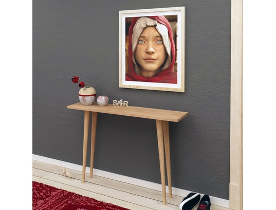 CONCEPT1 - Console Desidero en chêne 100 x 30 x h74cm