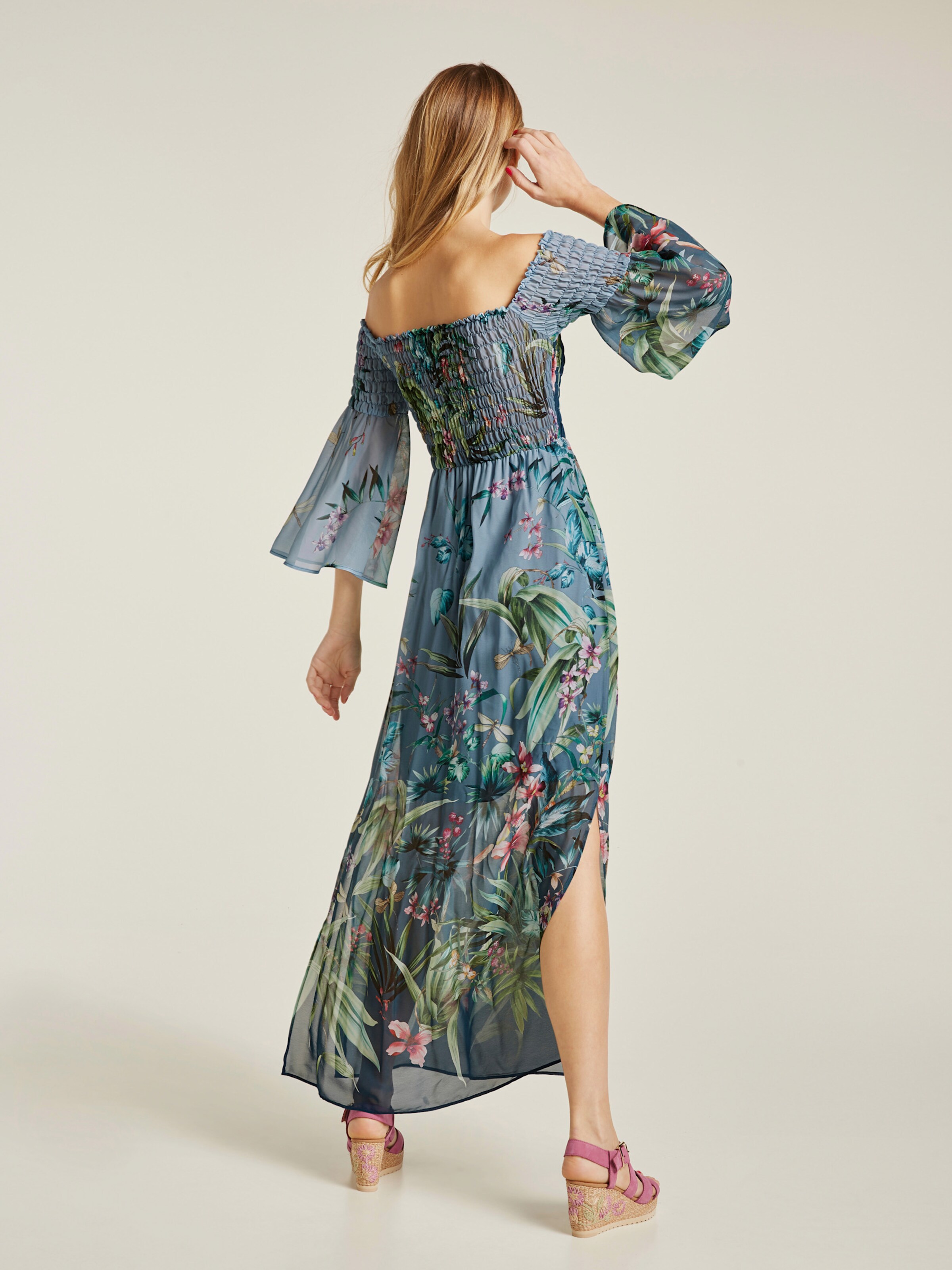 Druck-Kleid