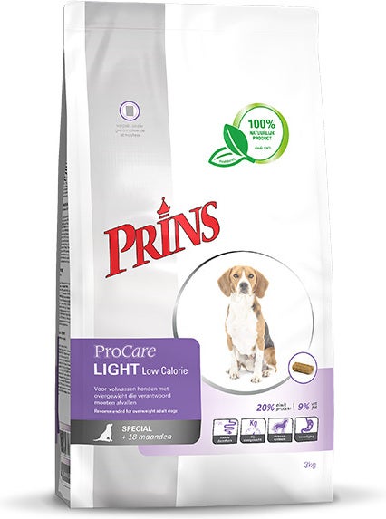 Prins hondenvoer ProCare light low calorie 3 kg