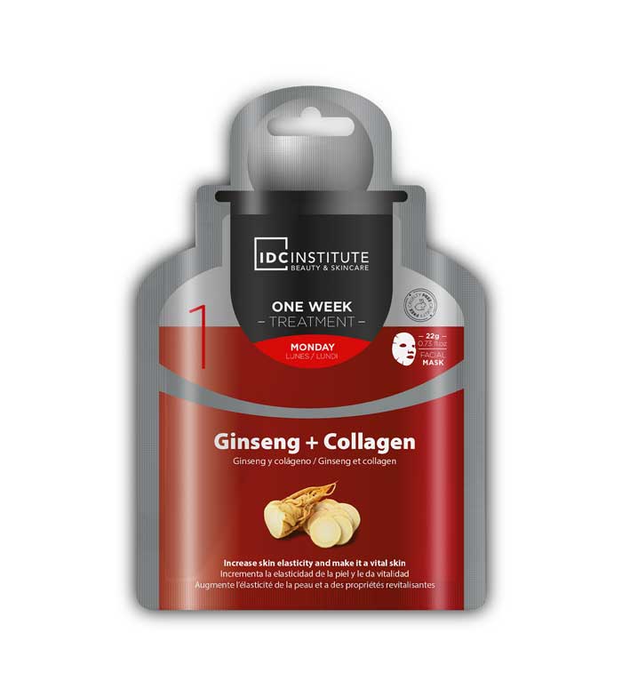 IDC Institute - Máscara facial com Ginseng e colágeno