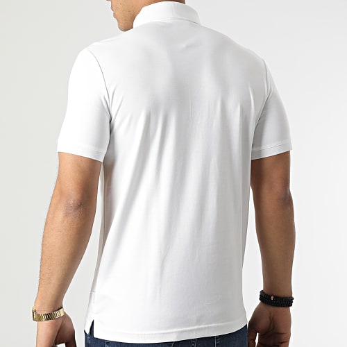 Polo Manches Courtes Liquid Touch Slim 7090 Blanc