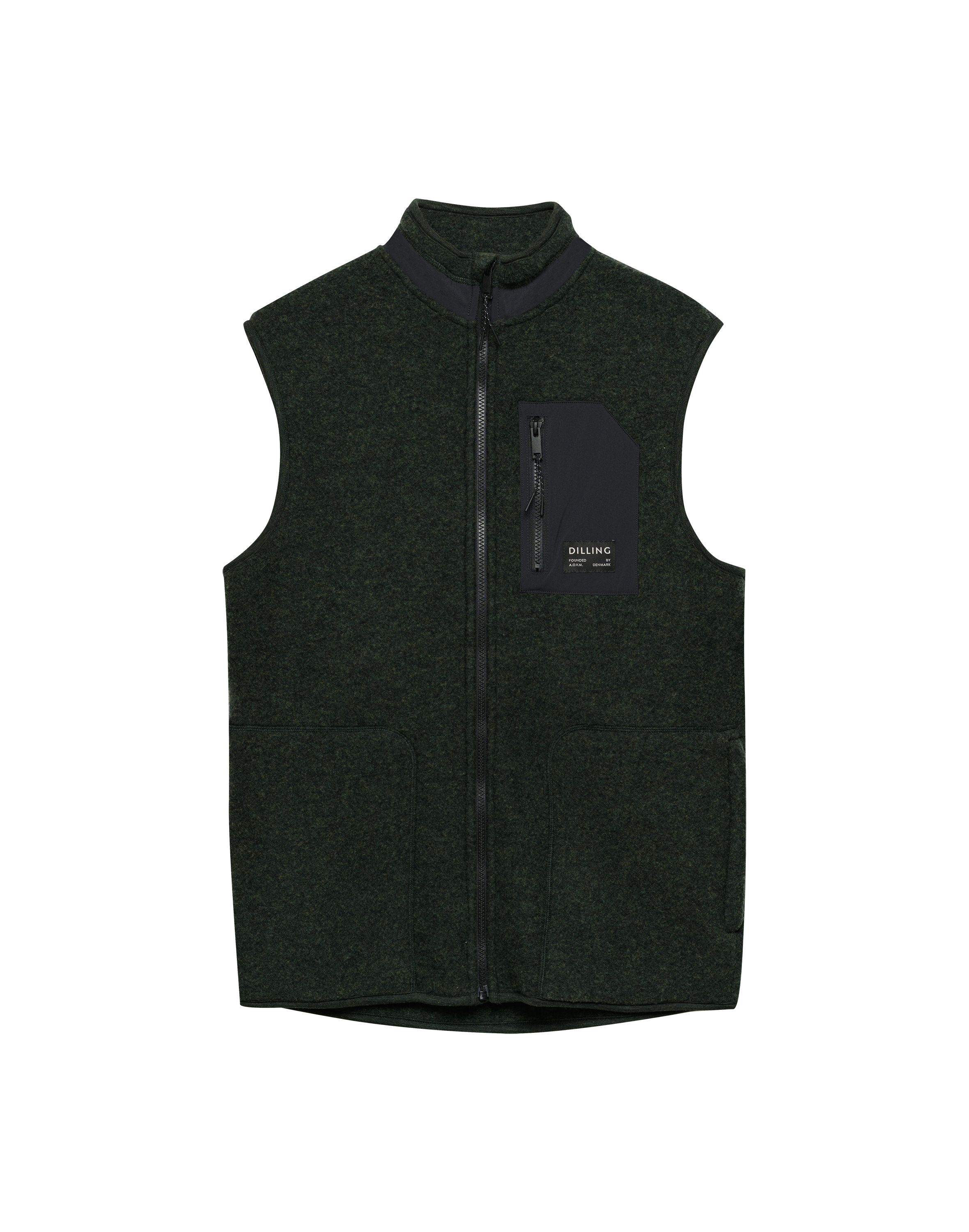 Bodywarmer van merinowolfleece voor heren - Gratis Verz