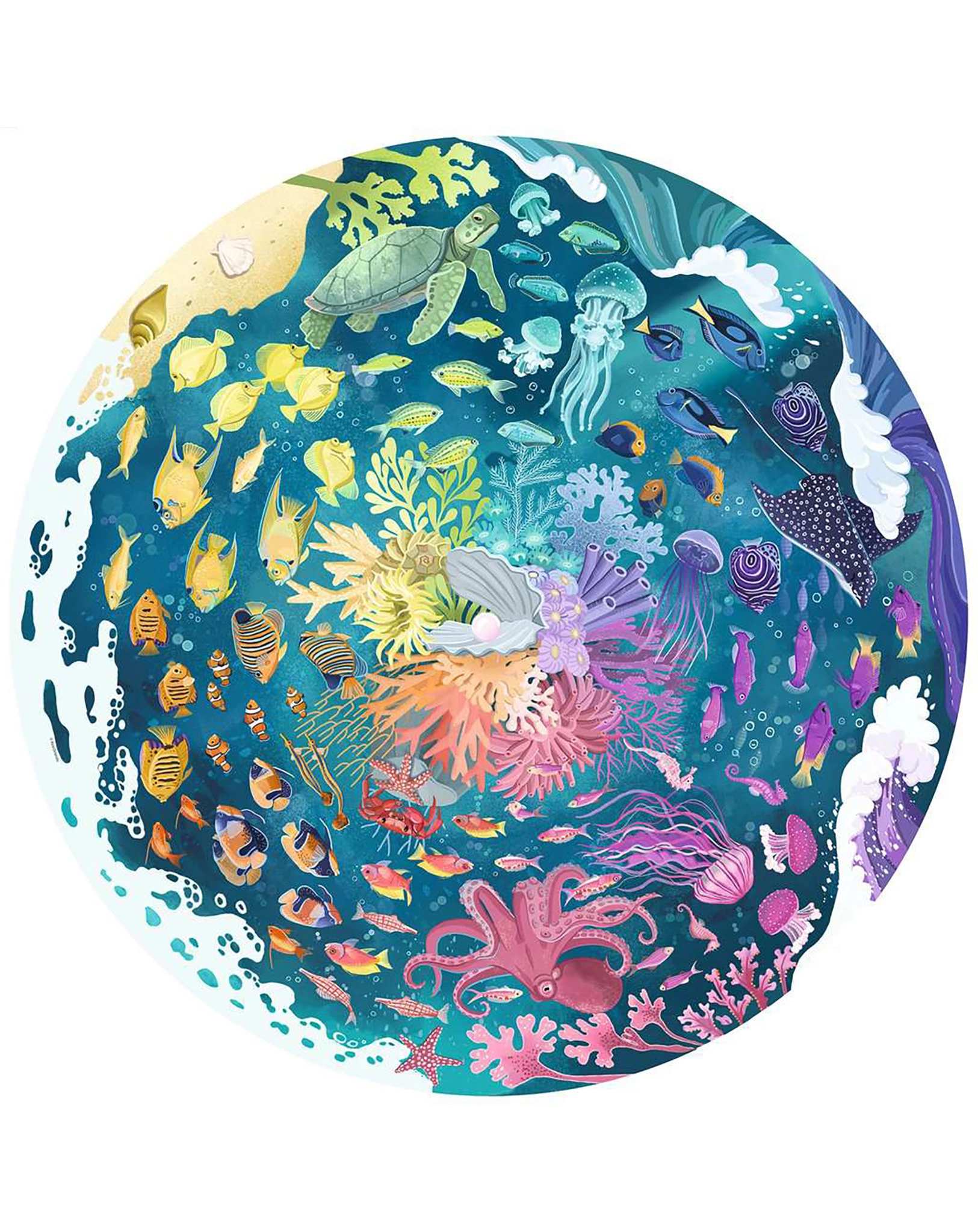 Puzzle Circle of Colors - OCEAN & SUBMARINE 500-teilig