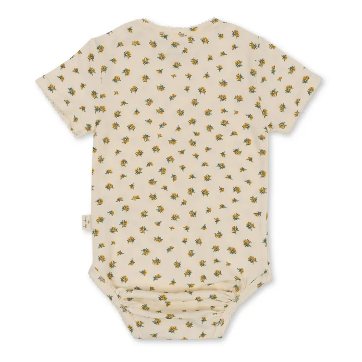 Konges Sløjd Body Manches Courtes Basic Coton Bio | Ecru