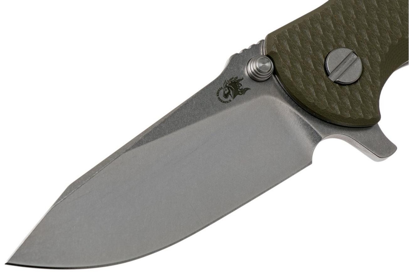 Rick Hinderer Jurassic Slicer OD Green G10 CPM 20CV zakmes