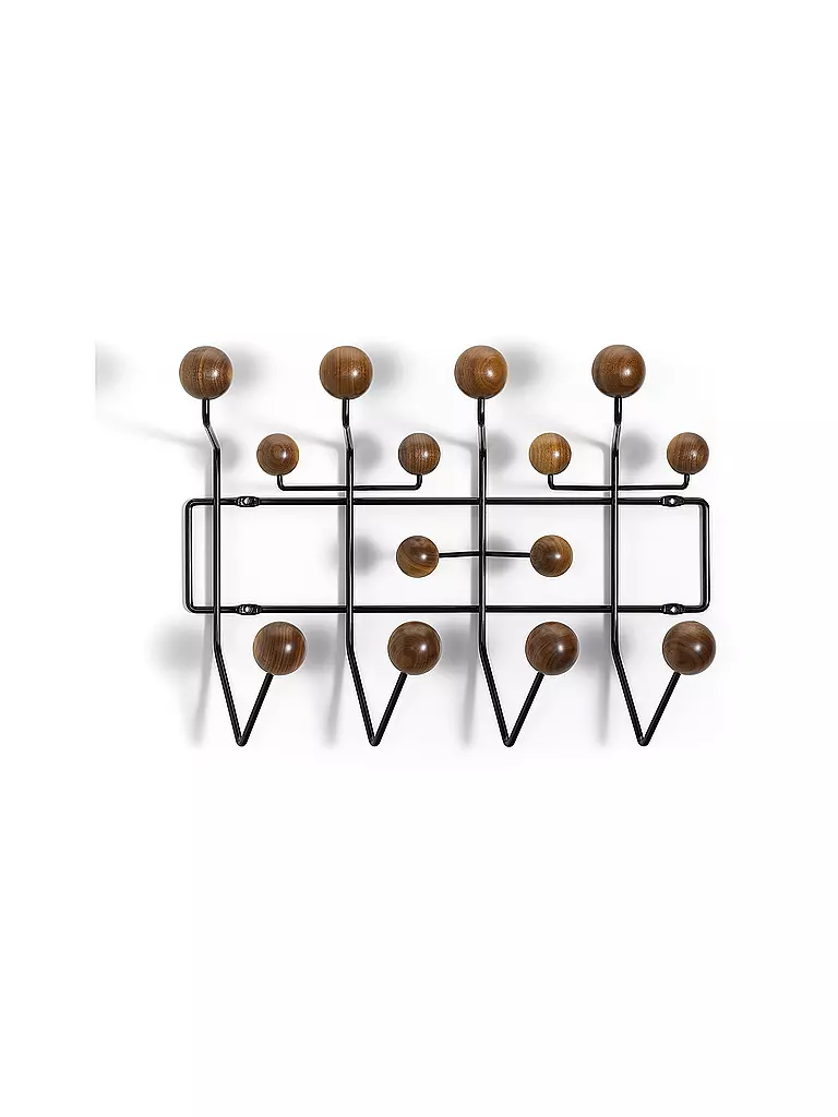 VITRA Garderobe Hang it all Nussbaum/Schoko braun
