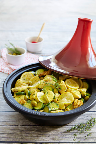 Le Creuset Tajine 31 cm Kersenrood