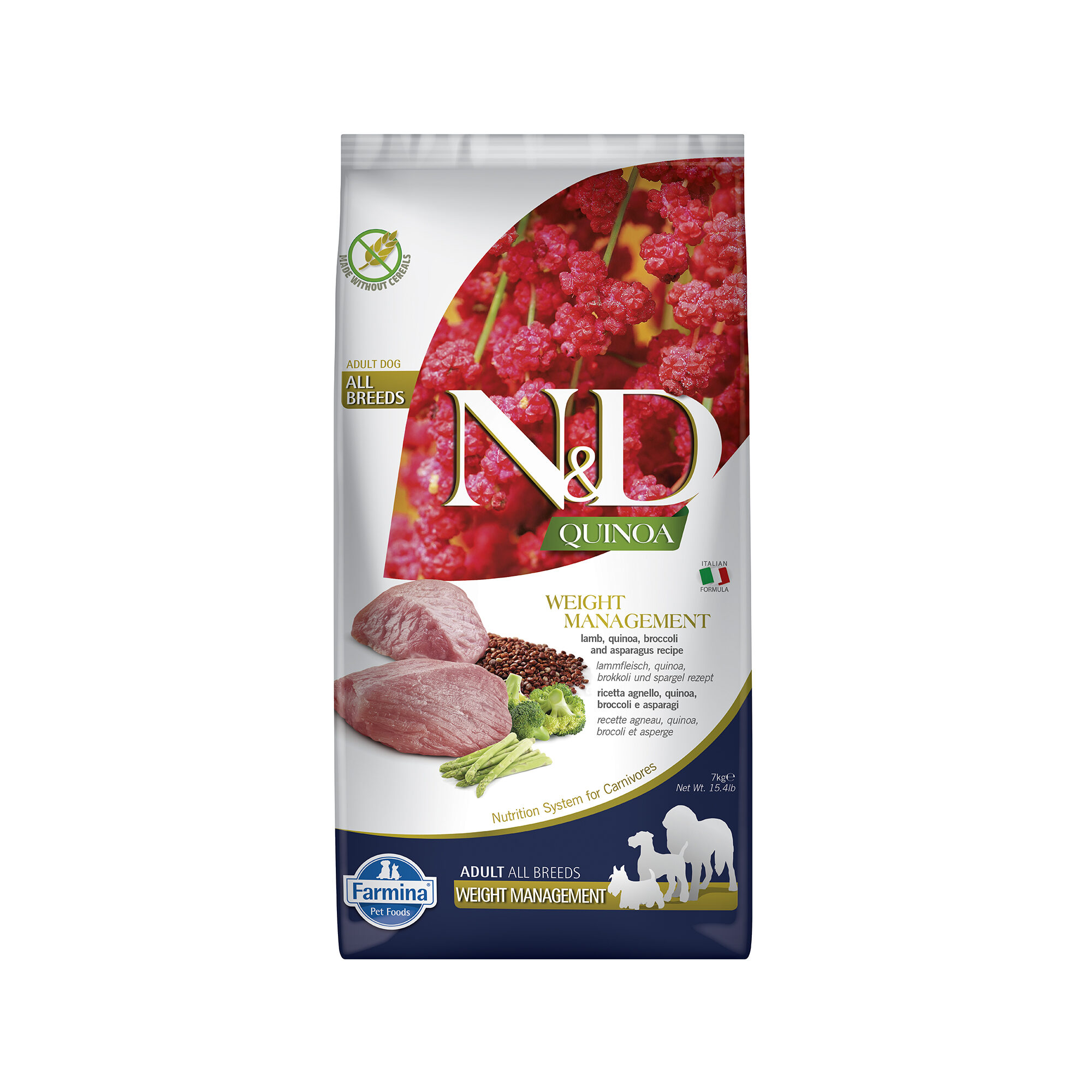 Farmina N&D Quinoa Weight Management Adult Hondenvoer - Lamb