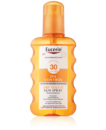Eucerin Sun Protection Oil Control Dry Touch Sun Spray Transparent LSF 30 200ml