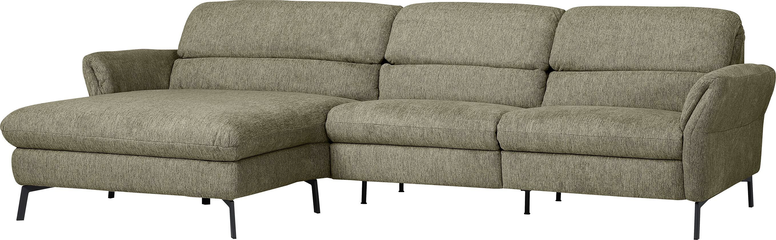 SEBO Ecksofa - Olive / B: 284.0 cm x T: 161.0 cm x H: 84.0 cm