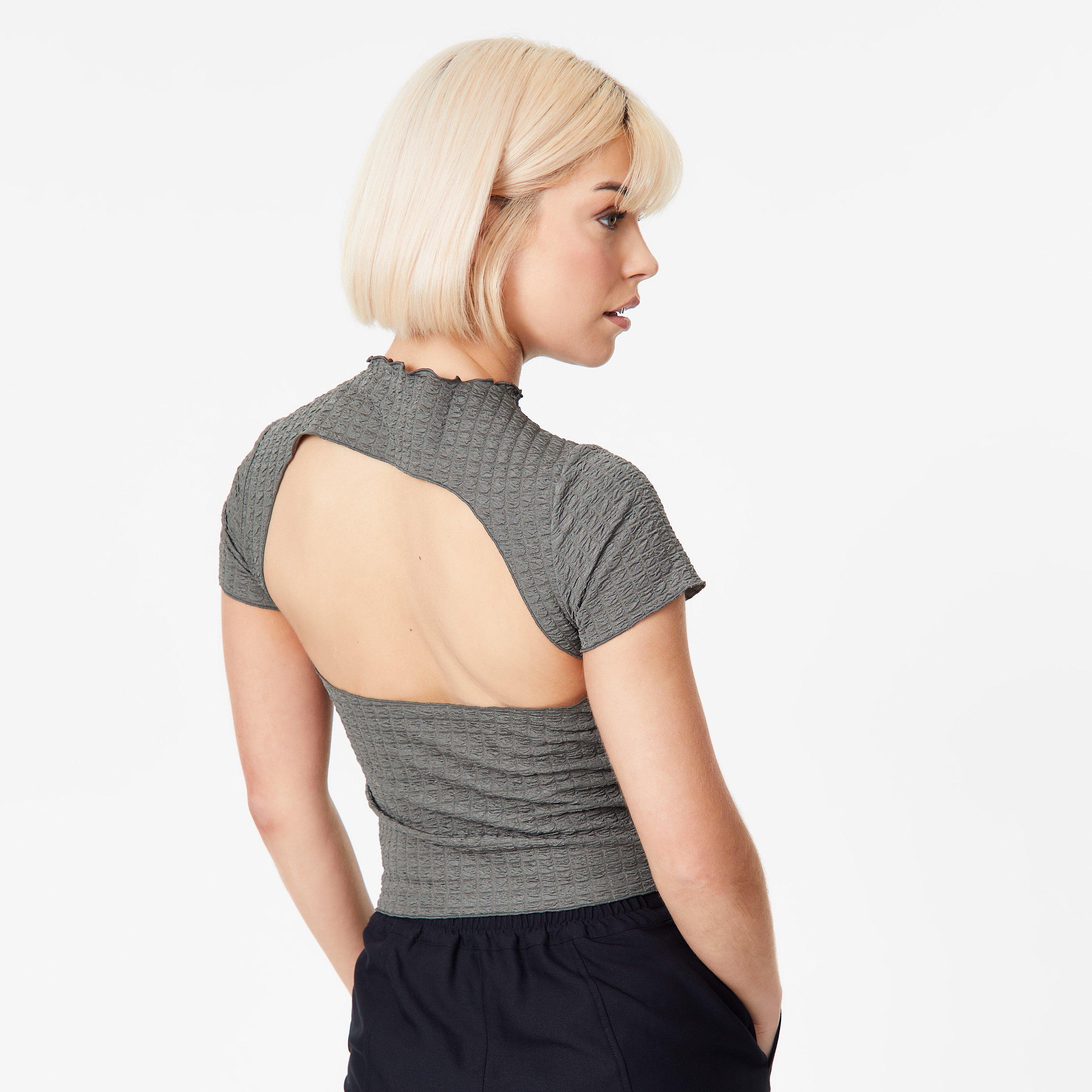 Jack Wills JW Textured Open Back Top
