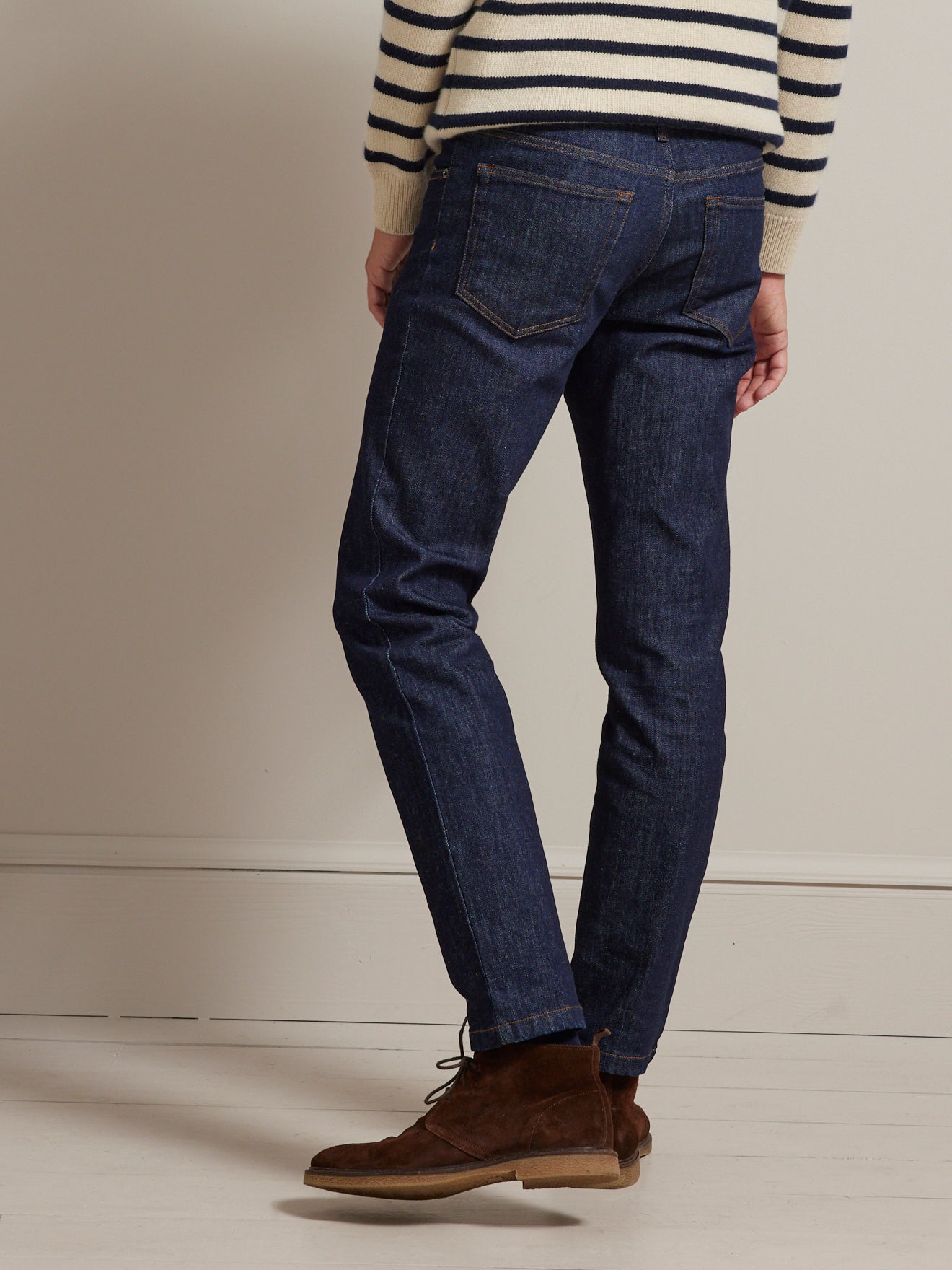 Jean regular homme - coton bio, délavage écoresponsable