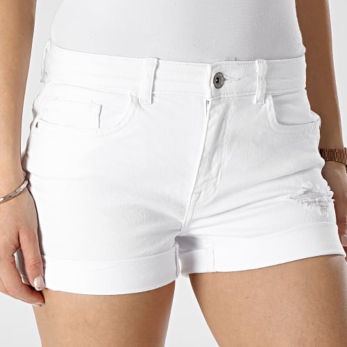 Short Jean Femme Blume Blanc