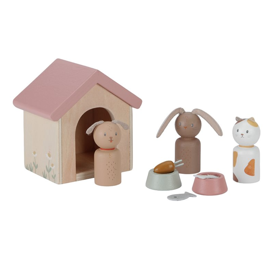 Little Dutch Little Dutch Aanvulset Poppenhuis Huisdieren
