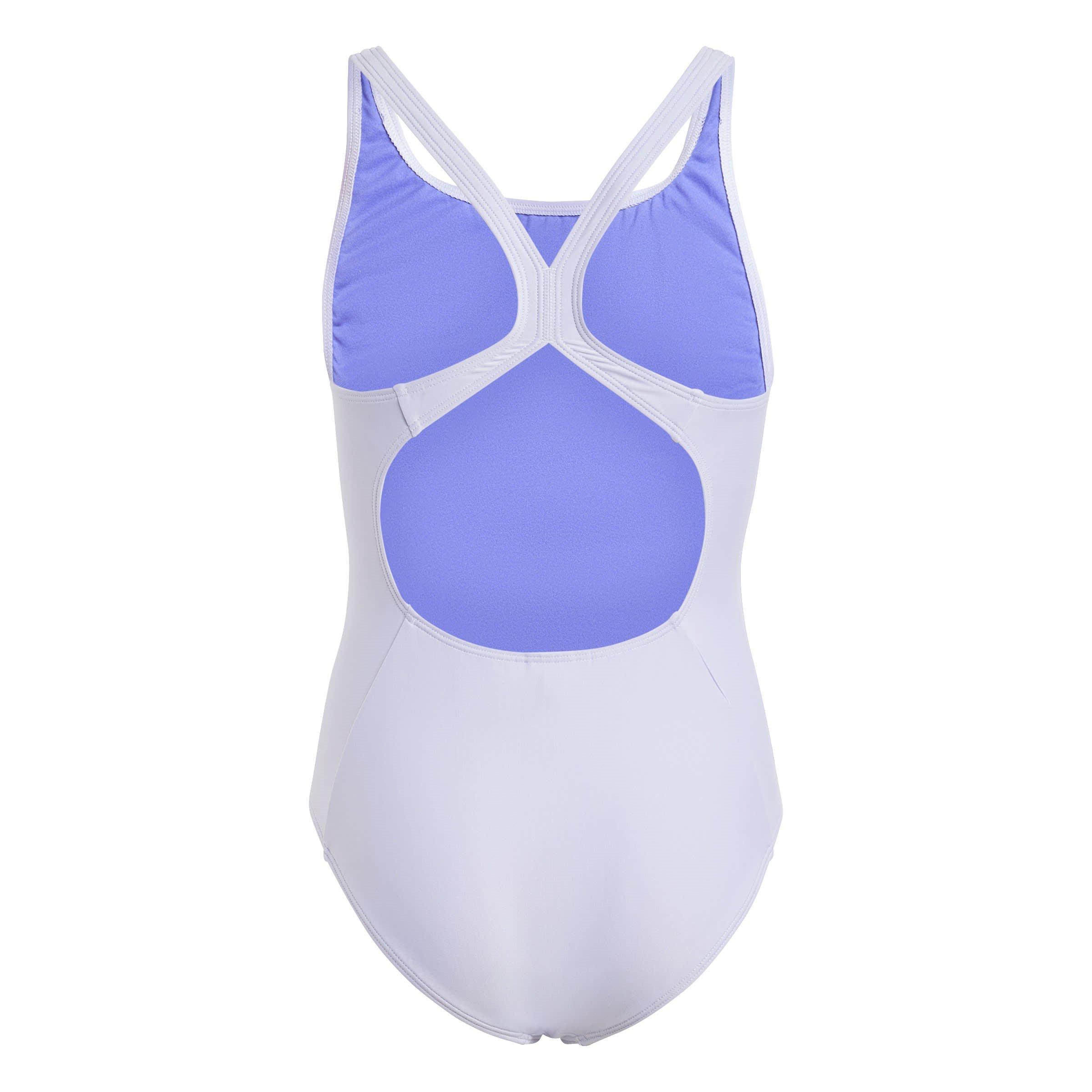 adidas Three Stripe Swimsuit Junior Girls