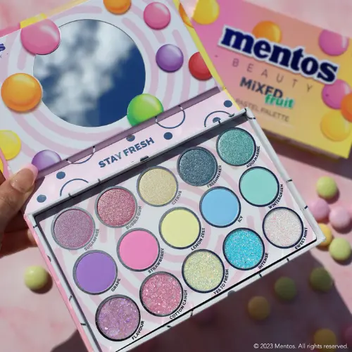 x Mentos Mixed Fruit Pastel Palette