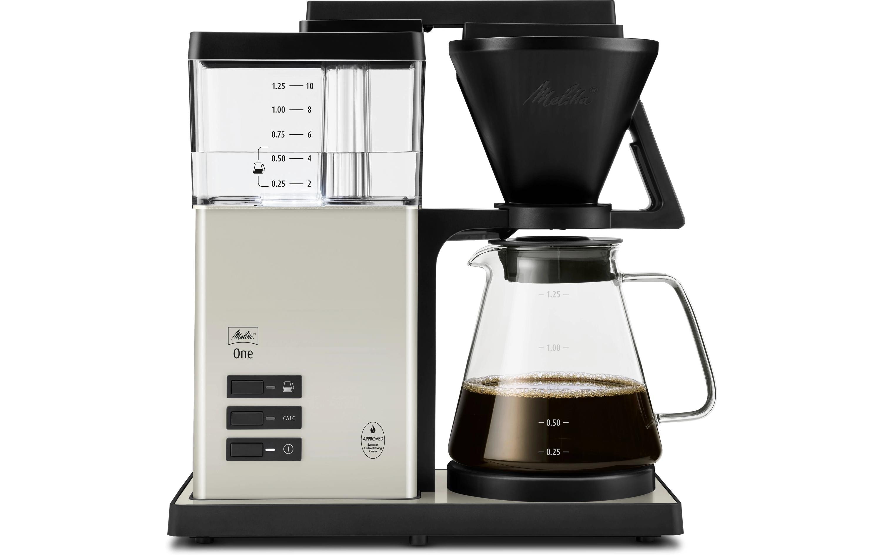 Filterkaffeemaschine One Schwarz/Weiss<br>Kaffeemaschine