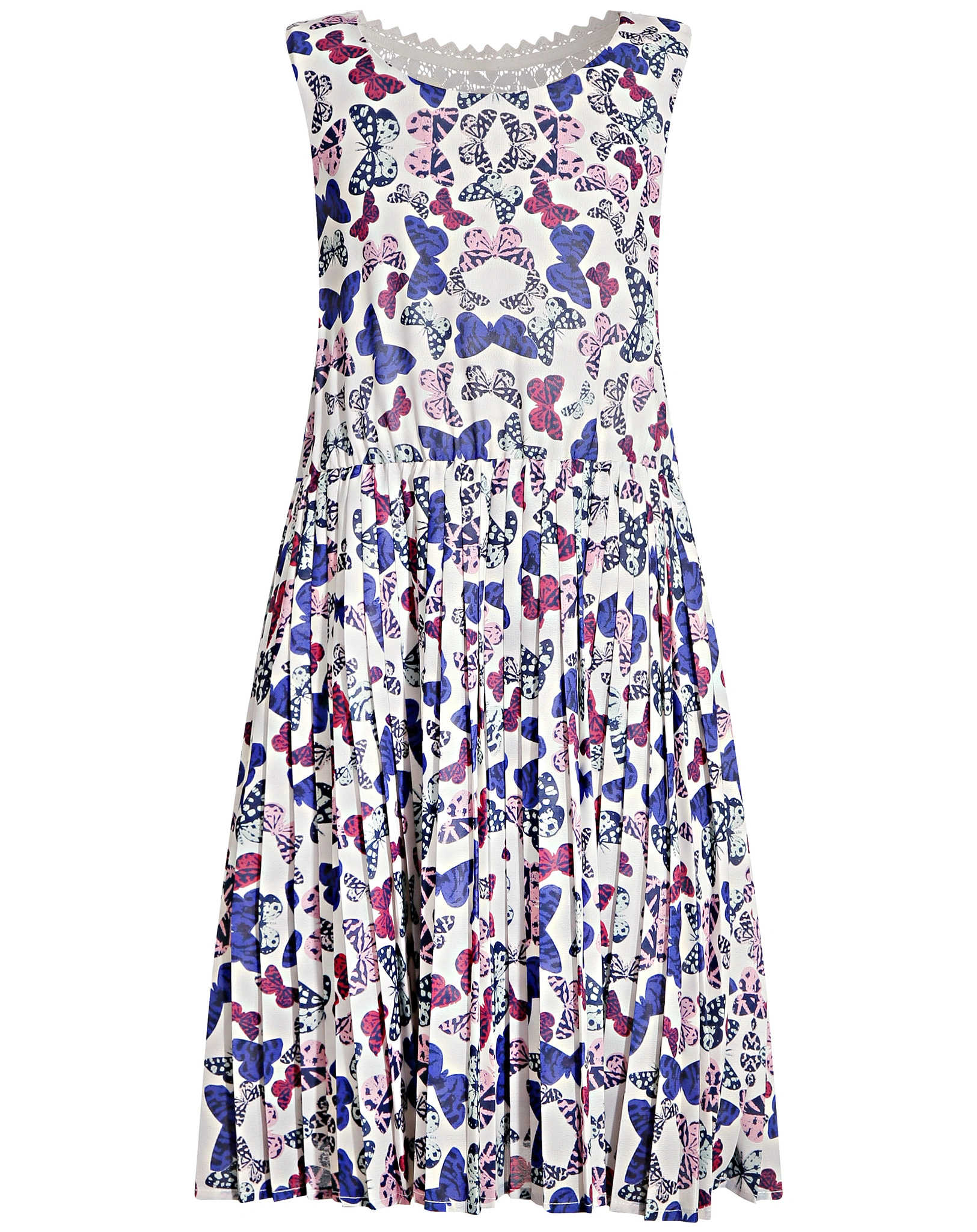 Kleid MARIPOSAS ärmellos in ecru