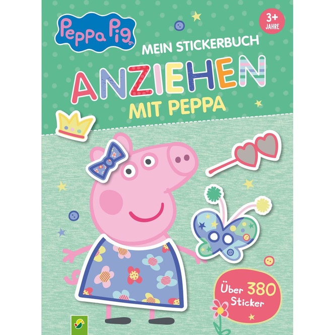 Peppa Wutz - Mein Stickerbuch - Anziehen mit Peppa
