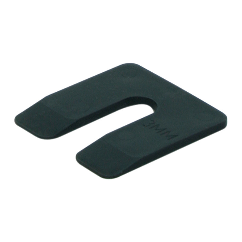 GB uitvulplaat 3mm zwart