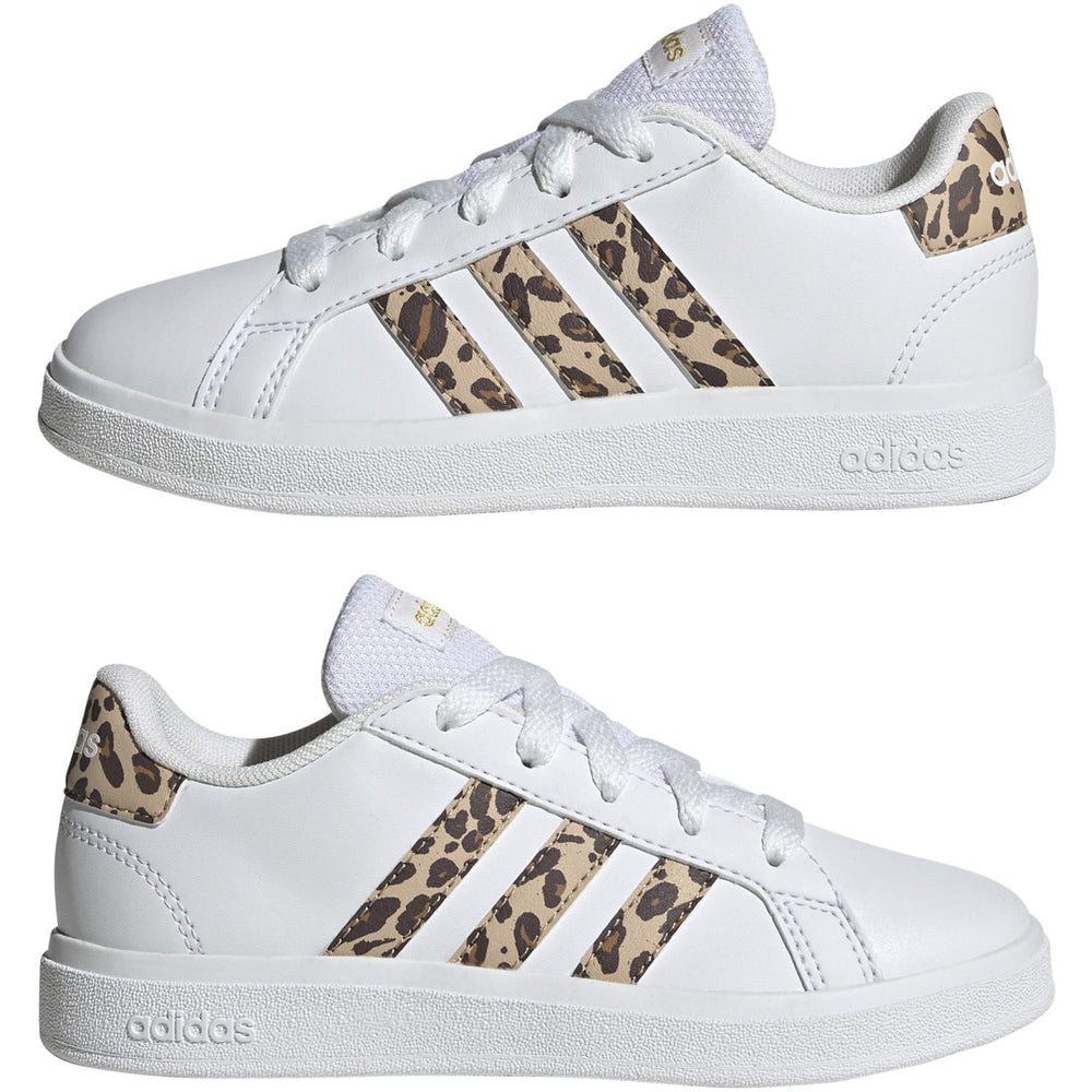 Køb adidas Originals Ftwr White/Magic Beige/Matte Gold Grand Court 2.0 K Sneakers