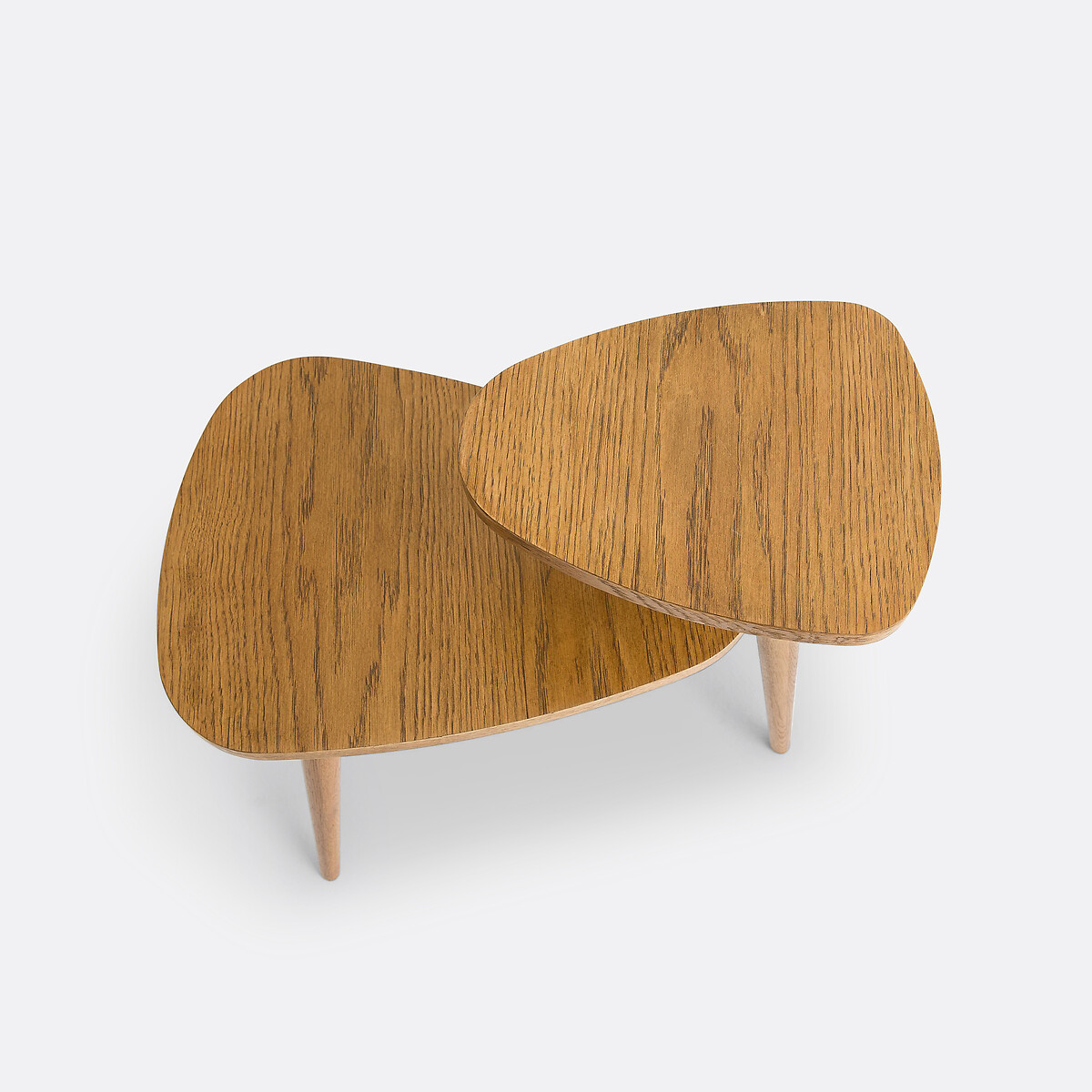 LA REDOUTE INTERIEURS<br>Mesa lateral vintage com tampo duplo, Quilda