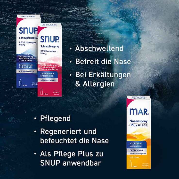 Snup Schnupfenspray 0,1% Nasenspray, 10 ml