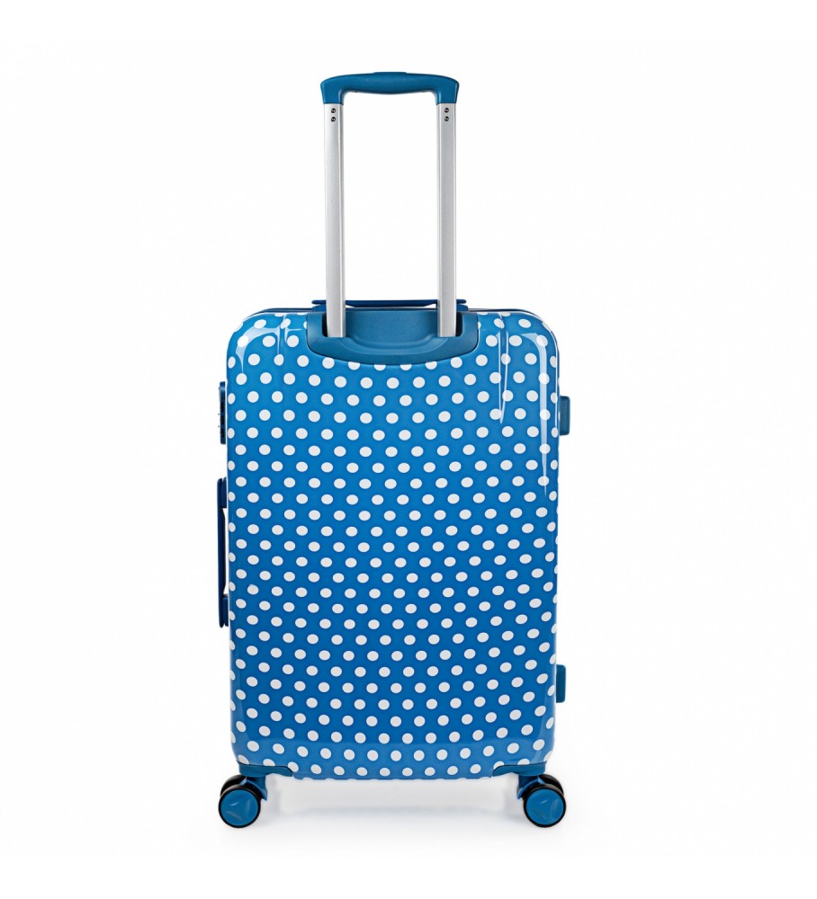 Mala de viagem rígida ITACA 702460 Azul - 67x45x24cm -