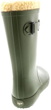 Igor regenlaarzen kaki kids Groen Rubber 33
