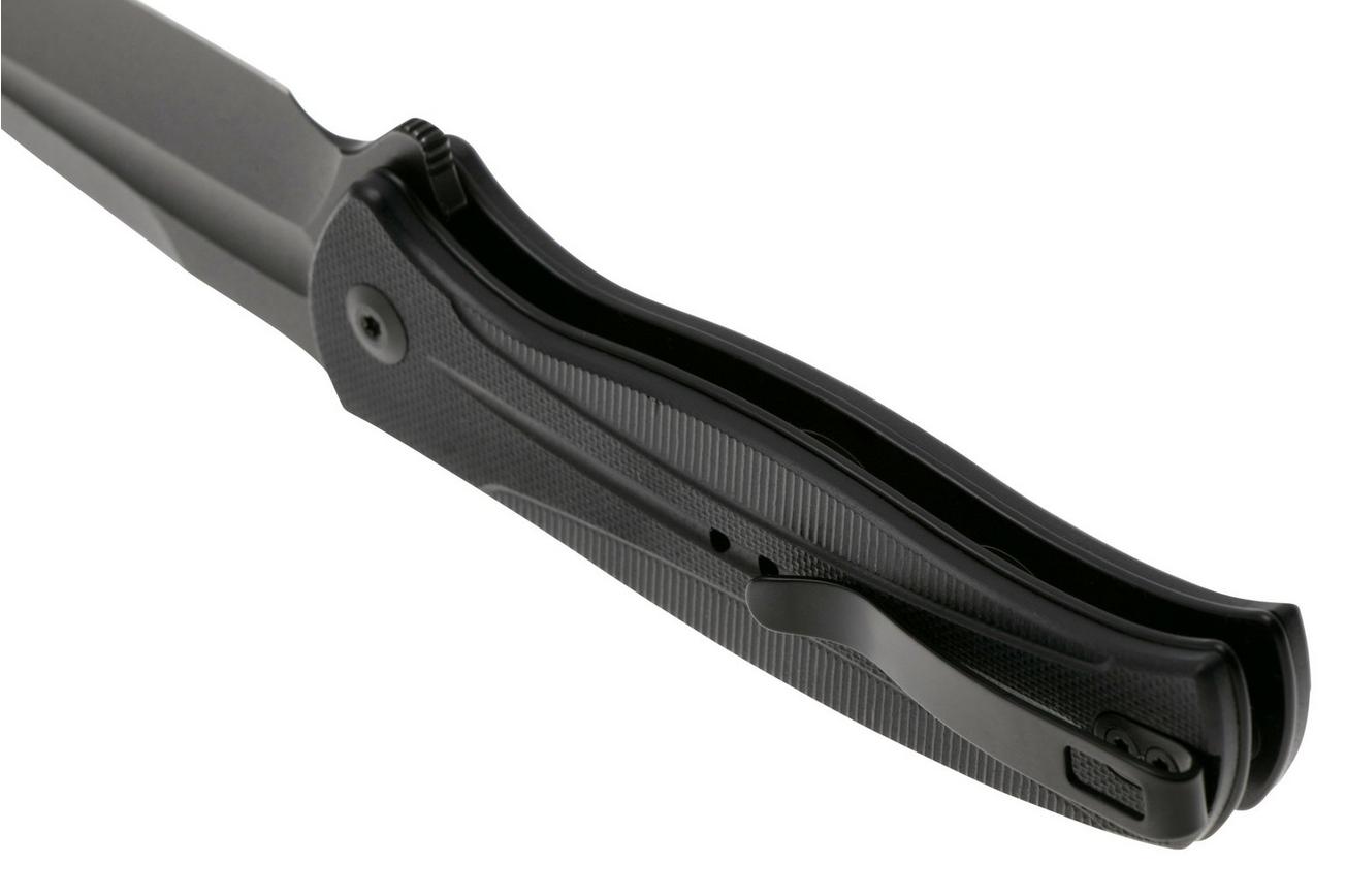 Civivi Incindie C23053-1 Black Stonewashed 14C28N, Black G10 zakmes