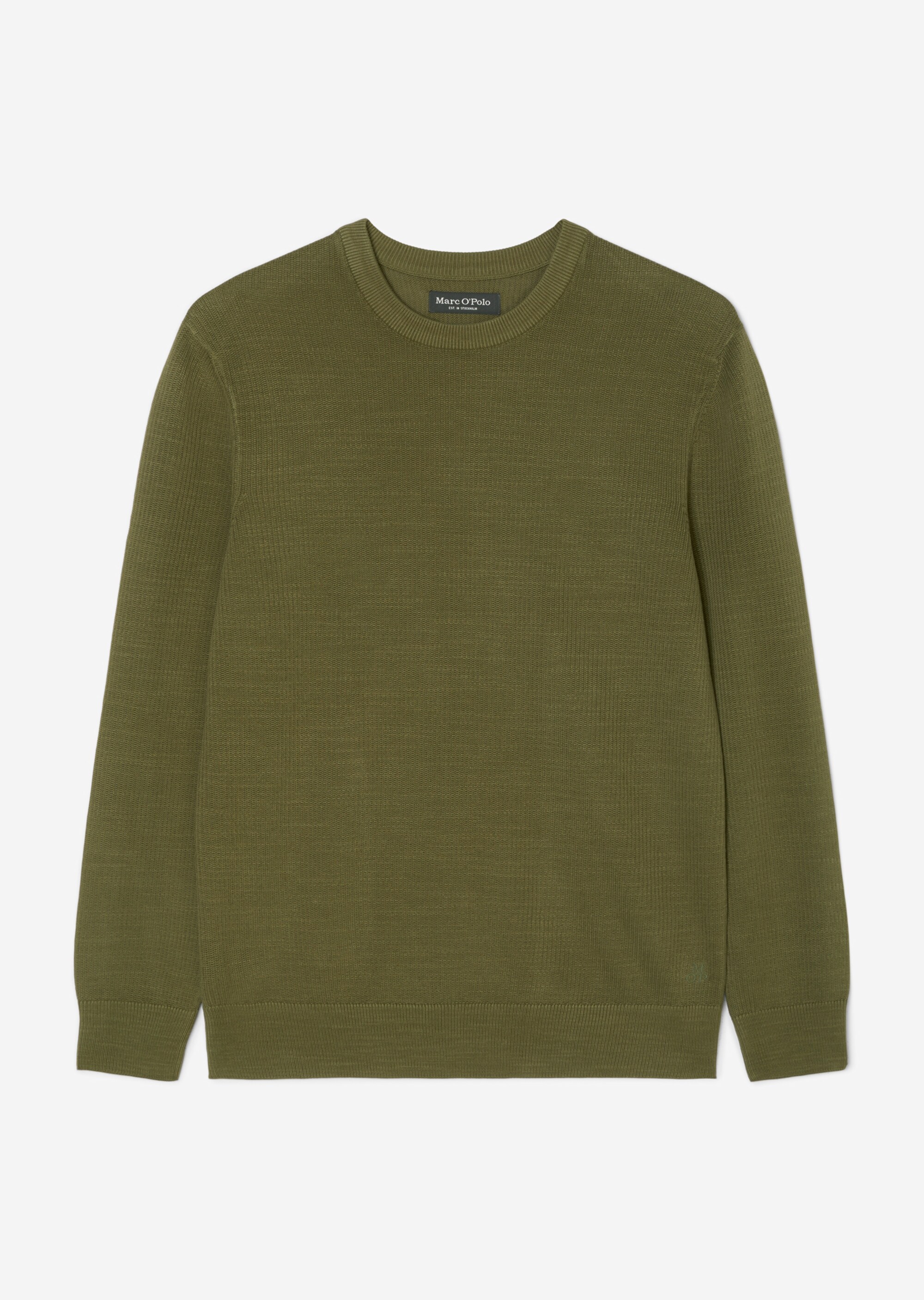 Pullover regular aus fein geripptem Organic Cotton