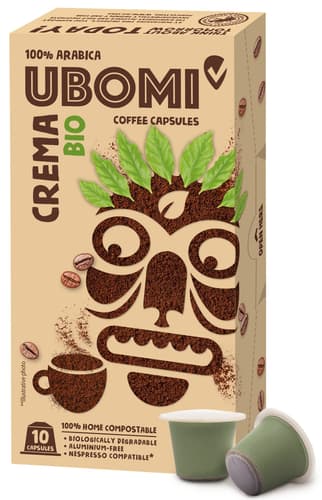 Ubomi BIO Caffe Crema 100% Arabica 10 Nespresso kompatible Kapseln