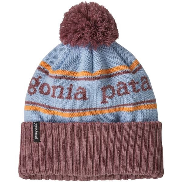 Bonnet ski PATAGONIA K'S POWDER TOWN BEANIE PARK STRIPE: WISPY GREEN