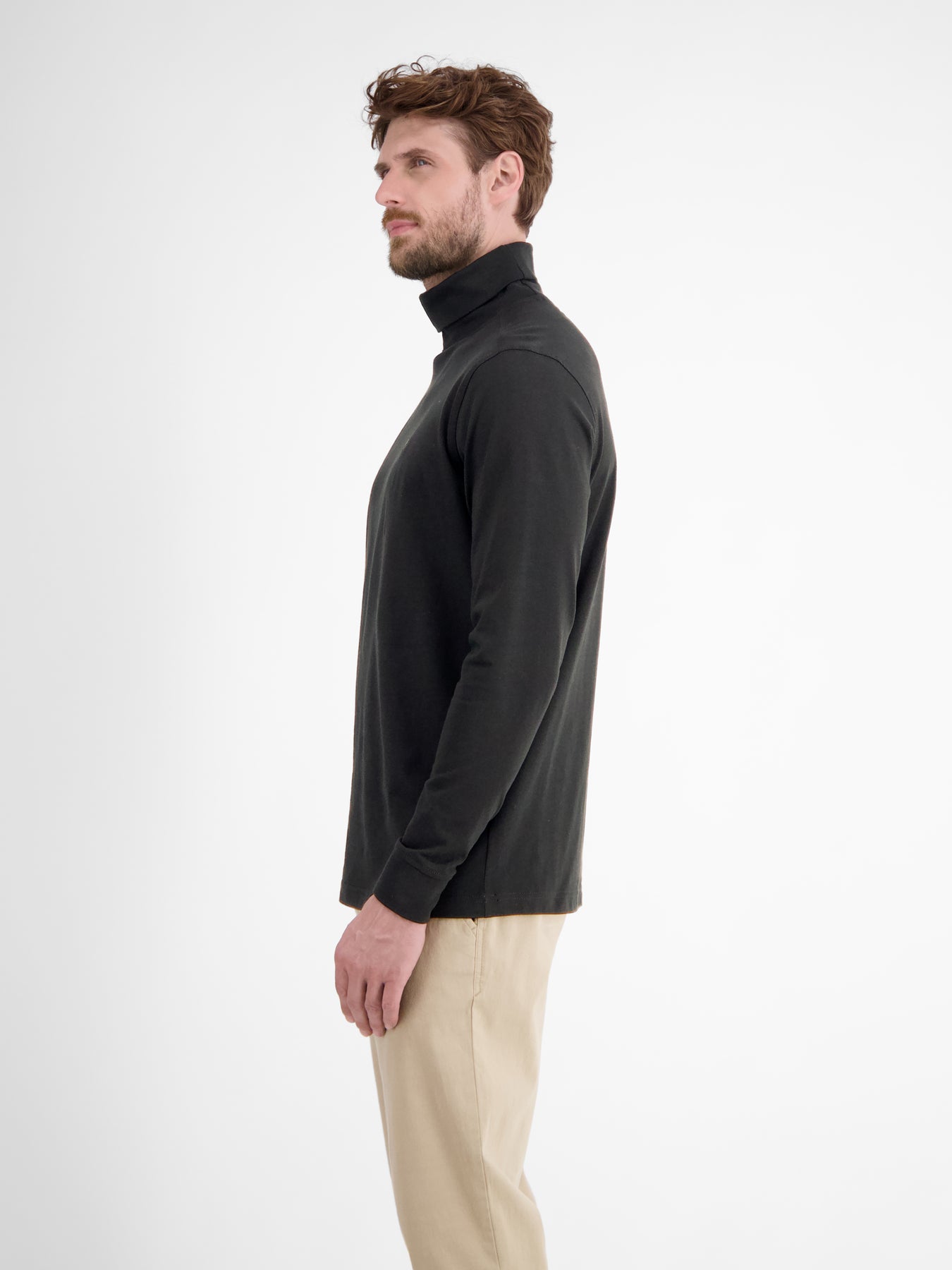 Rollkragenshirt aus weicher Baumwolle