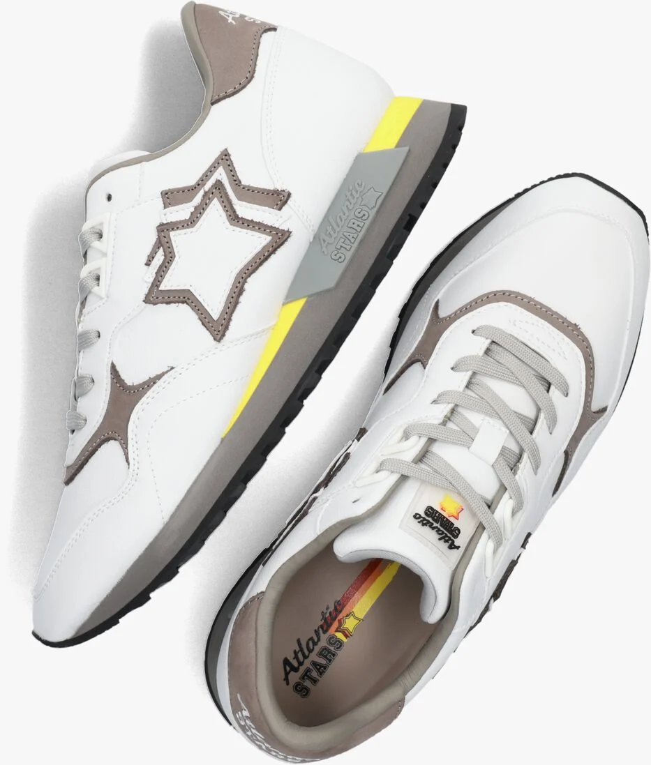 ATLANTIC STARS witte atlantic stars lage sneakers dracoc